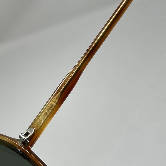 Ray-Ban Tortoise Sunglasses with Dark Green Lenses - Picture 5 of 12